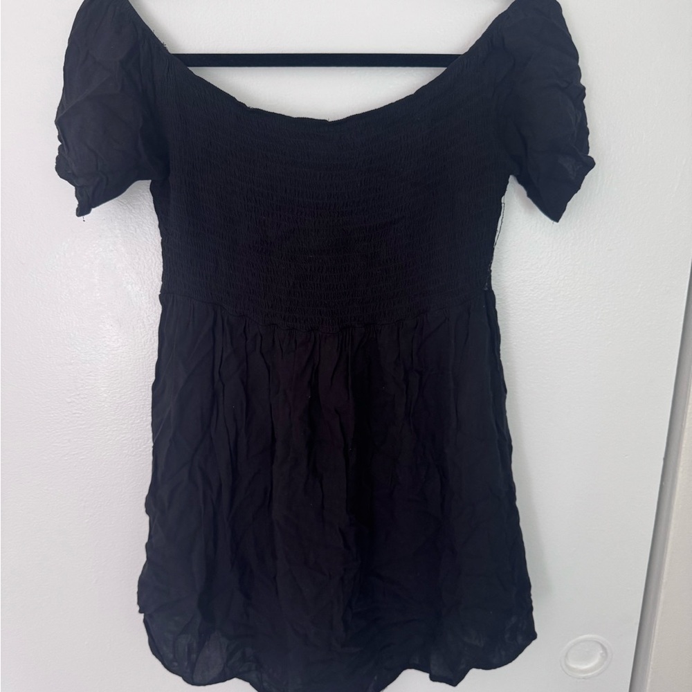 Black Off-Shoulder Dress